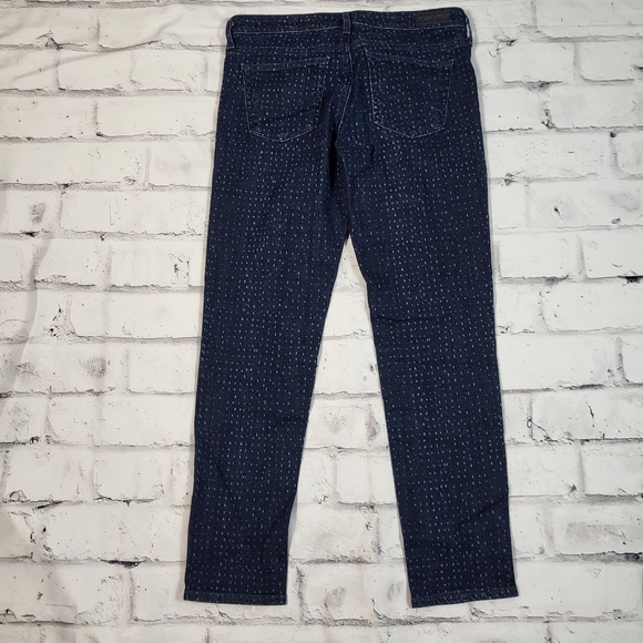 ADRIANO GOLDSCHMIED Dark Rinse Dotted The Stevie Ankle Jean Size 29 - Picture 4 of 4